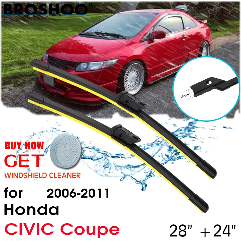 Čepeľ stierač automobilov pre Honda Civic Coupe 28 