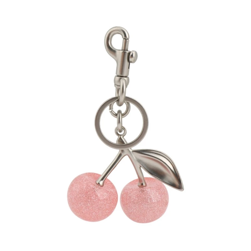 Čerešňa v tvare Keyring Kvalita zliatiny Kabelka Kúzla pre módne dámy ženy