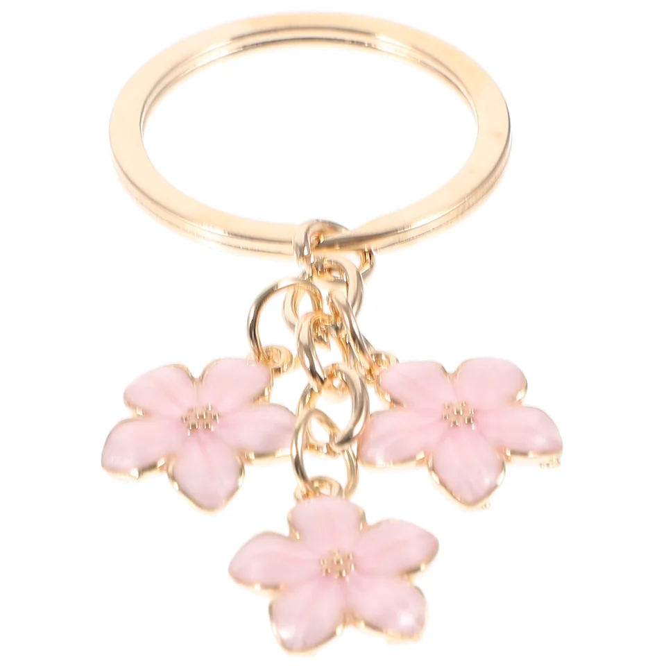 Čerešňové kľúče batohové kľúče kľúče ozdoby dekorácie kvetina zliatiny zliatiny Keyring