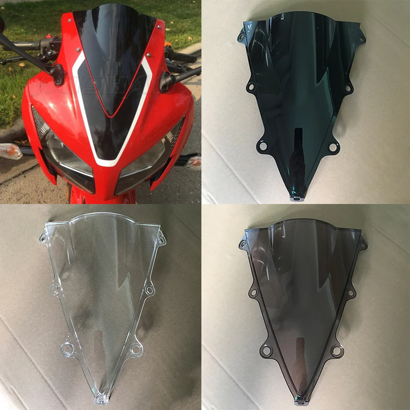 Černé skla na rok 2015 2016 2017 2018 2019 Honda CBR300R CBR 300 R ODDELENIE VETROVÉHO DEFLECTOROVÝCH ŠKOROV