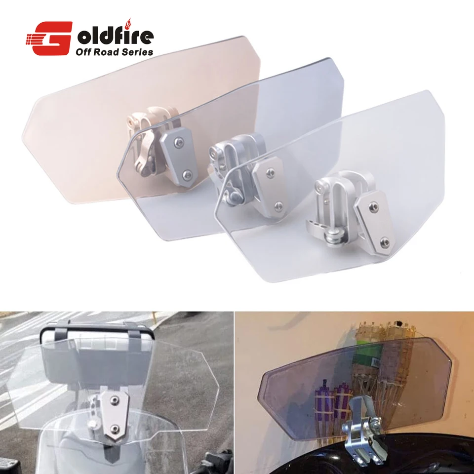 Černé sklo Univerzálne motocykle Černé sklo bicykel DEFLECKLOD MOTOCYKLOV Príslušenstvo pre Harley Yamaha Honda Suzuki Kawasaki