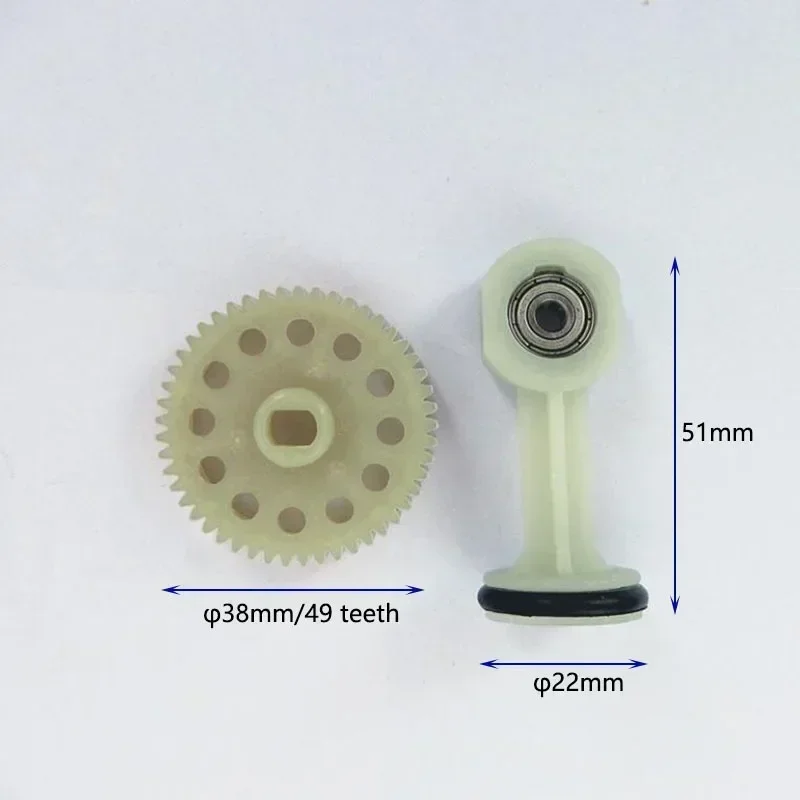 Čerpadlo na inflátorové čerpadlo prevodové diely Pneumatické prevodové zariadenie Piestová zostava 22-valca piestového krúžku Priemer 38 mm 49teth