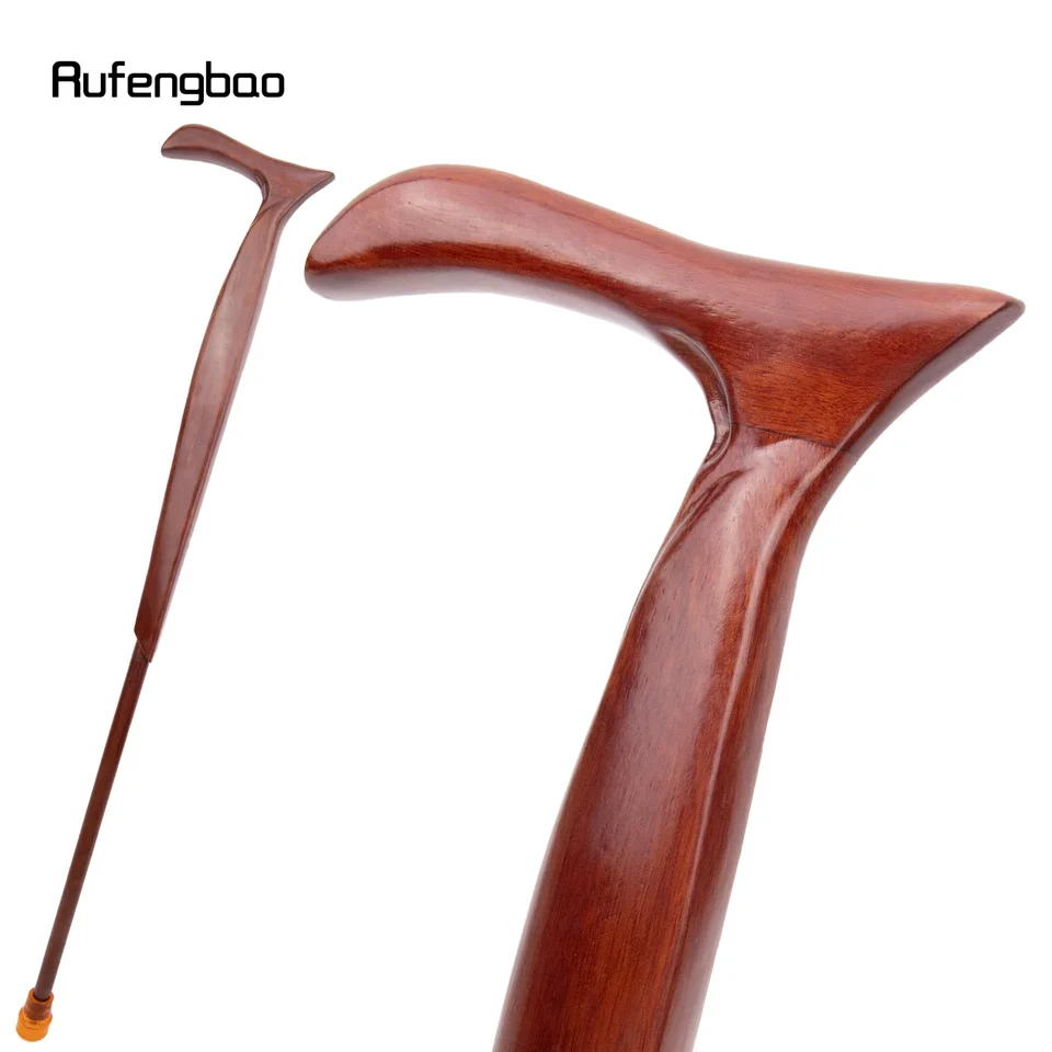 Červená drevená tvare módna chôdza dekoratívna upír Cospaly Party Wood Walking Cane Halloween Mace Wand Crosier 93 cm