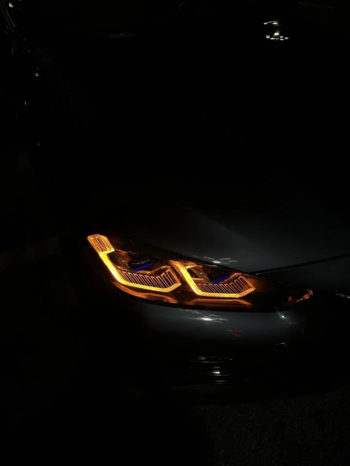 Červené Angel Eyes DRL LED ovládanie pre 2022 2023 BMW M3 G80 M4 G82 G83 G22 G23 G26 Laserlight Daylight Svethlight 9851048 9851047
