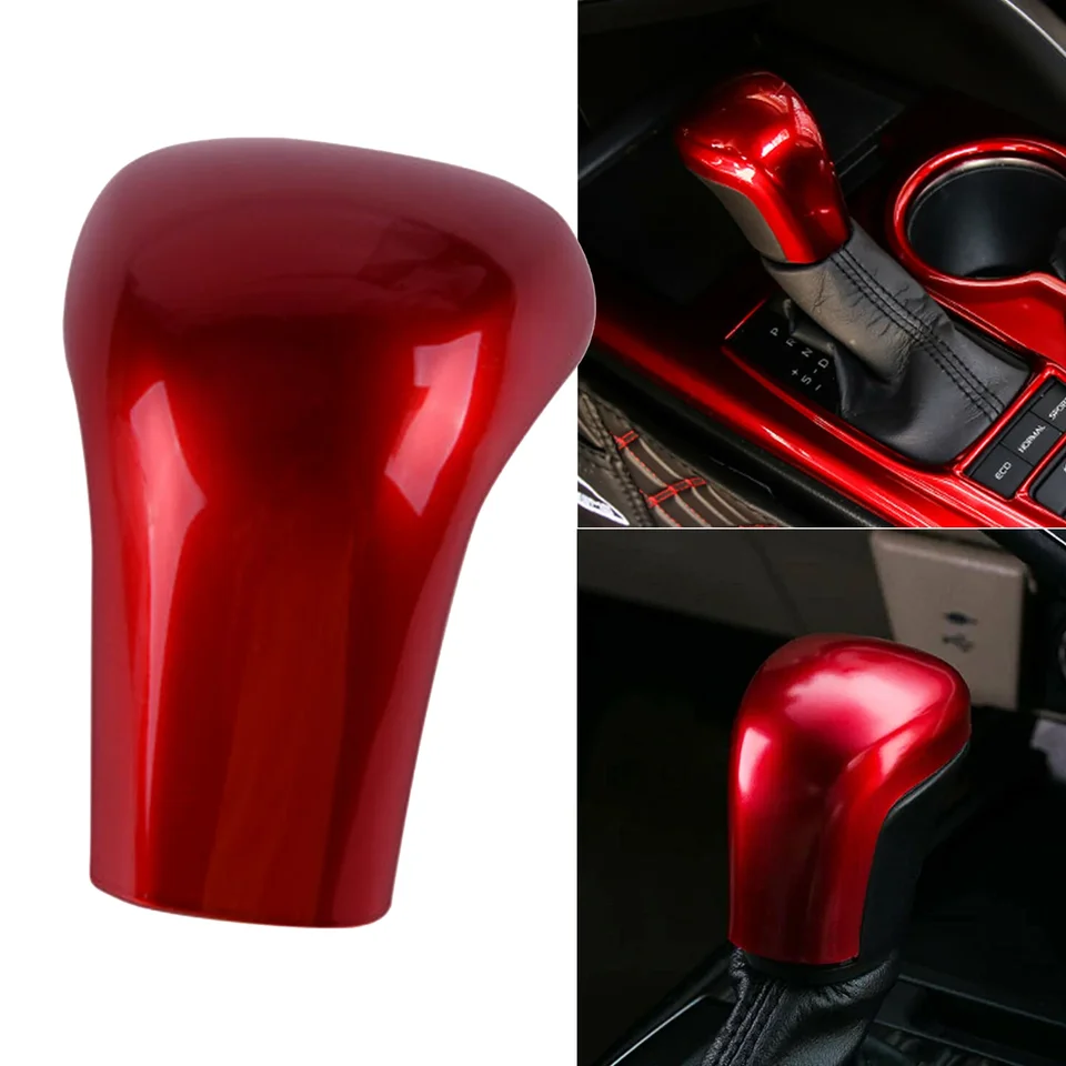 Červené vnútorné radenie gombíkovej čiapky Cover Cover Tinking pre Toyota Camry 2018-2024 Corolla Hatchback 2019-2024 Avalon 2019-2024