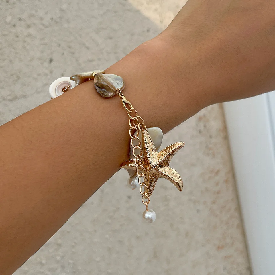 Český náramok na náramok s náramkom shelly Starfish