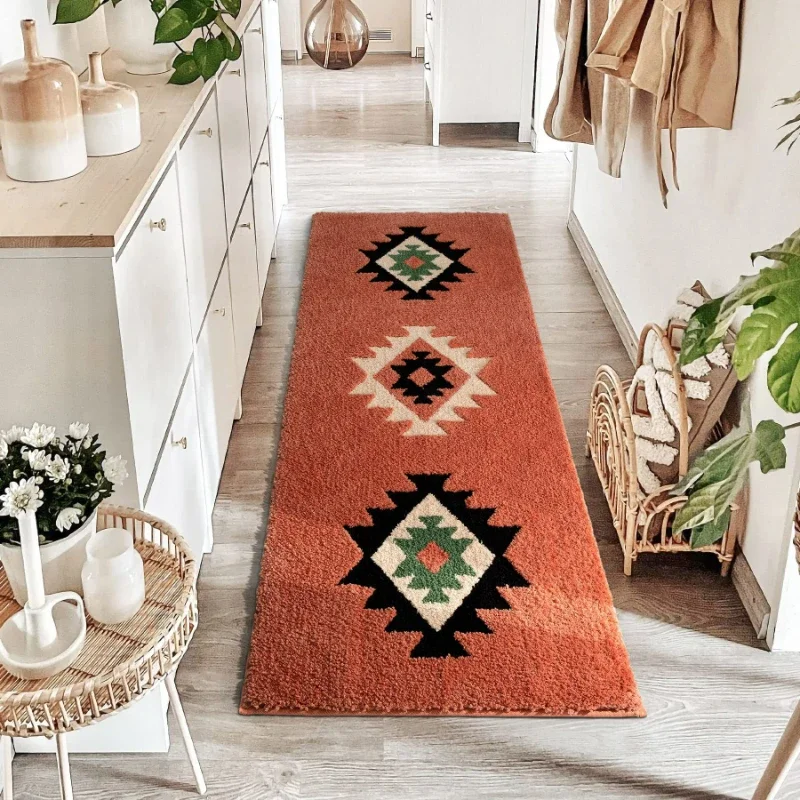 Český štýl koberce koberce kúpeľne Rug Runner dlhý pre kúpeľňu spál
