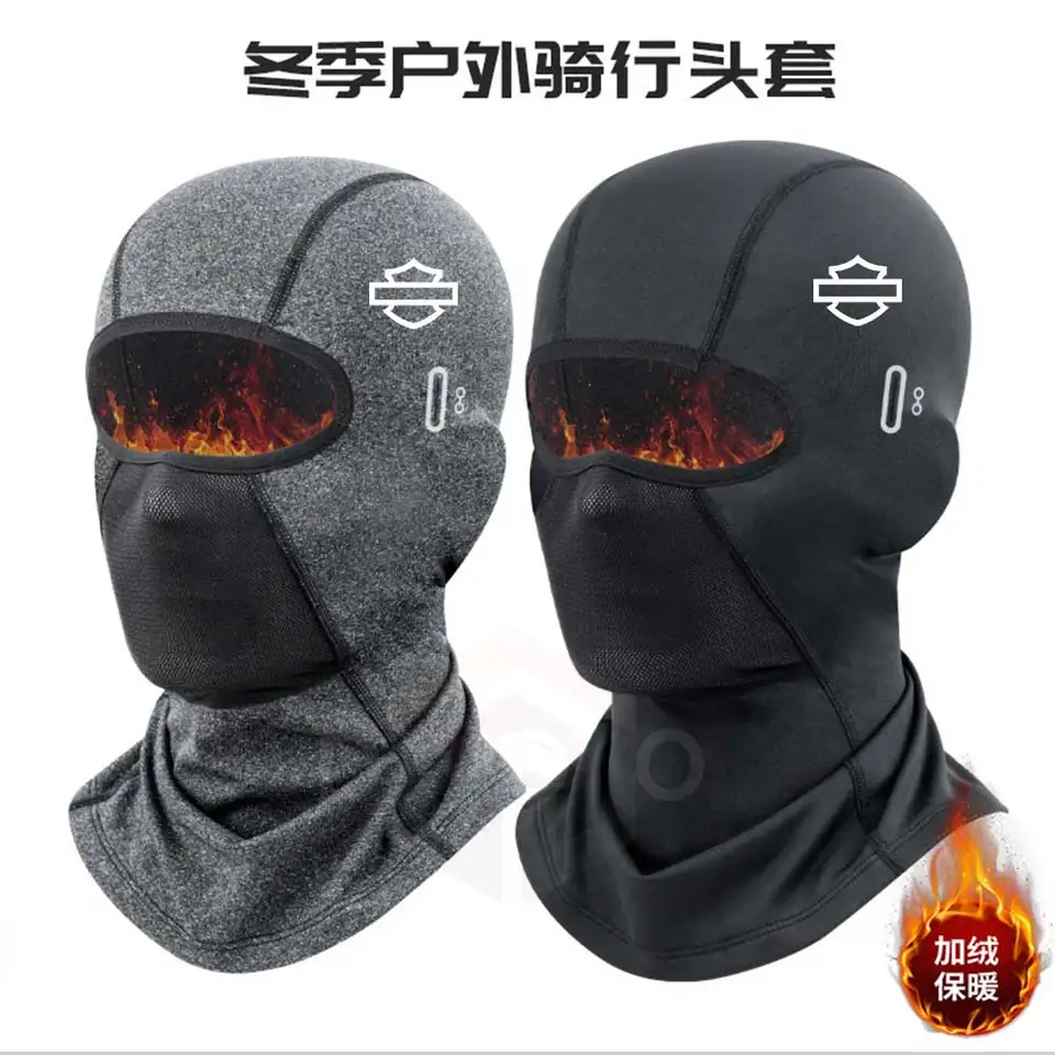 Čiapka Men Ženy Zhustané Balaclava klobúk krk unisex vonkajšie vetruvzdorné s kapucňou maska ​​šatky čiapka čiapka pre Harley-Davidson