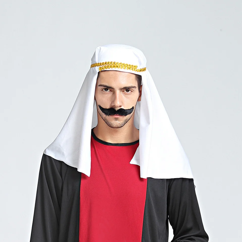 Čiapka pre mužov arabské klobúky Halloween kostýmové doplnky