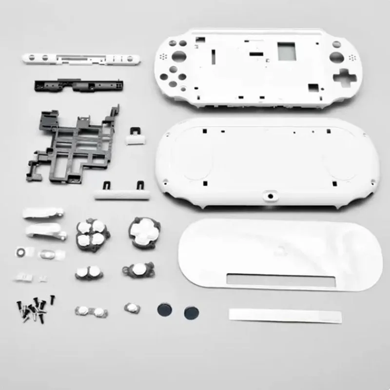 Čierna/biela/modrá pre PSV 2000 Game Controller Plné puzdro na puzdro pre puzdro pre Sony PsVita 2000