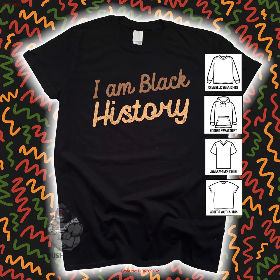 Čierna história mesiac tričko pre mužov bhm kultúra melanín Juneenth Boys košeľa