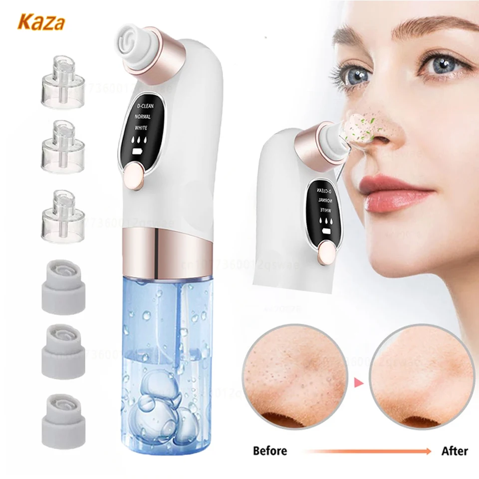 Čierna hlava na odstraňovač vákuum nabíjateľné hlboký čistiaci pór s akné PIPPLE Electric Small Bubble Black Head Extraktor