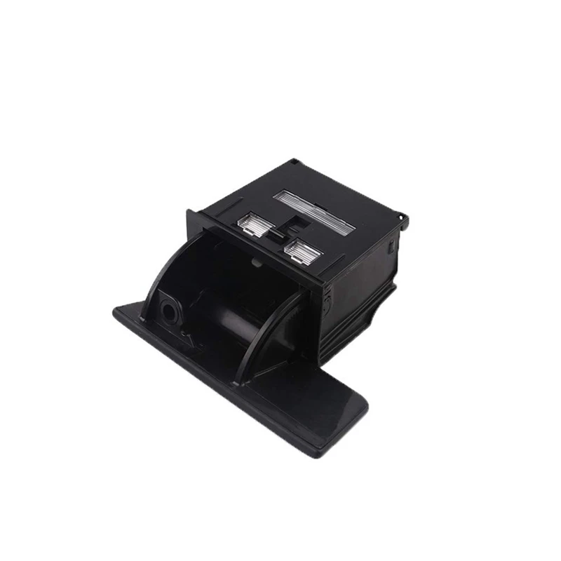 Čierna LHD Ashtray Console Storage Box Vložka pre VW Tiguan Golf Plus 2009-2014 5M1857309B 5ND857961 Výmena príslušenstva