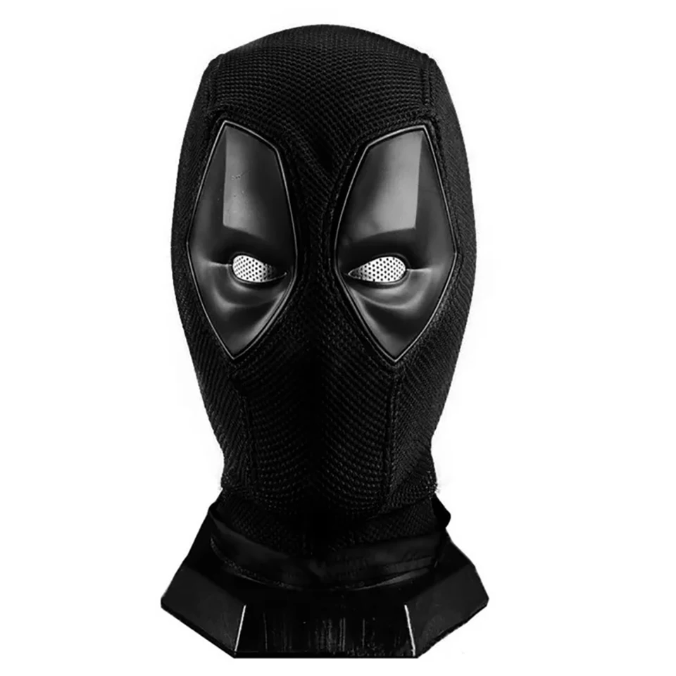 Čierna Maska Mask Cosplay kostým Nylon pokrývky pletenej pletenej bavlny prilby Halloween Party Carnival Kostý