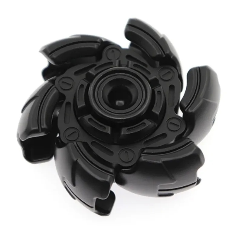 Čierna mladá verzia Stres Relief Plaps Open Gyro EDC Metal Toys Gift Gobger Pillbug Spinner Fidget Toy