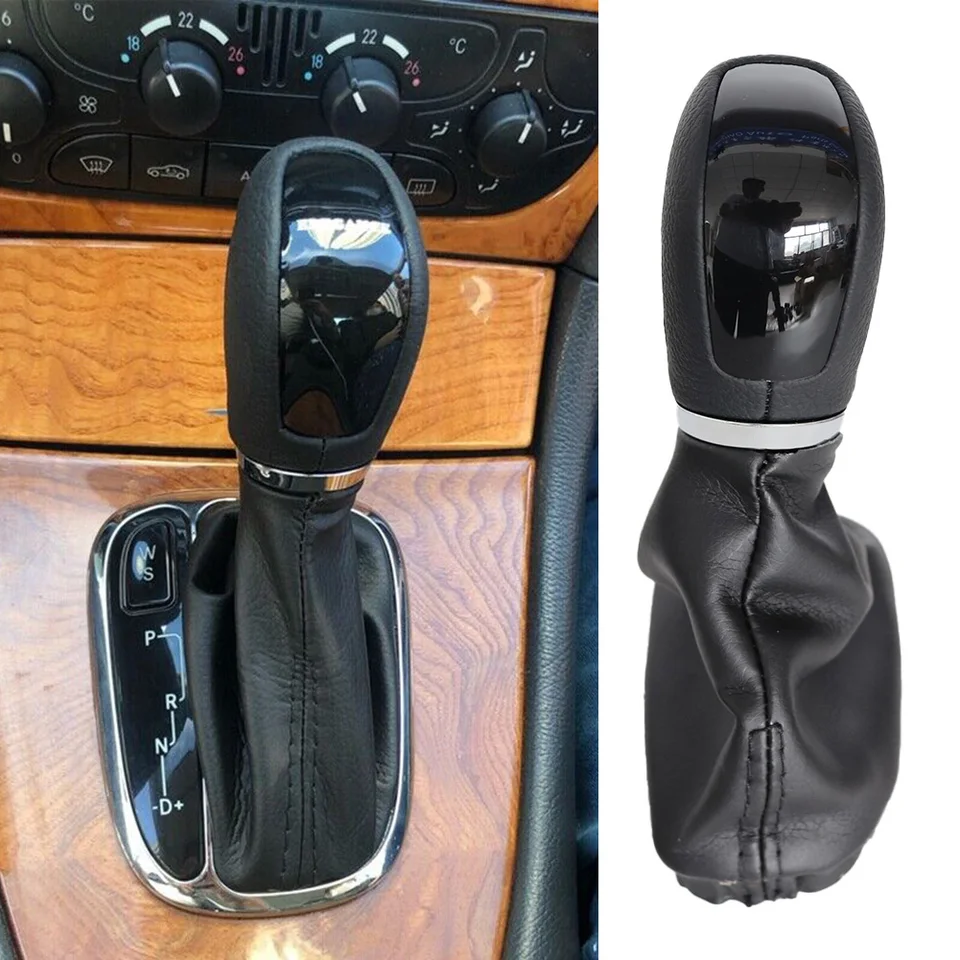 Čierne automatické gombíky radenia prevodových stupňov s gombíkom Gaitor pre Mercedes- pre Benz- W203 W204 Automatické prevodové vozidlo