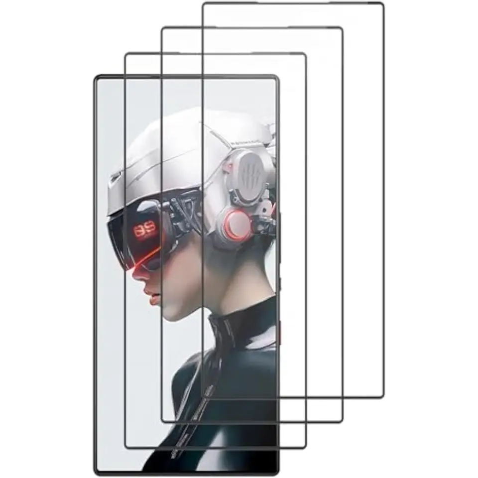 Čierne temperamentné sklo pre Red Magic 10 Pro Plus Plus Chránič obrazovky pre Zte Nubia Red Magic 9 Pro Plus 9s 8s