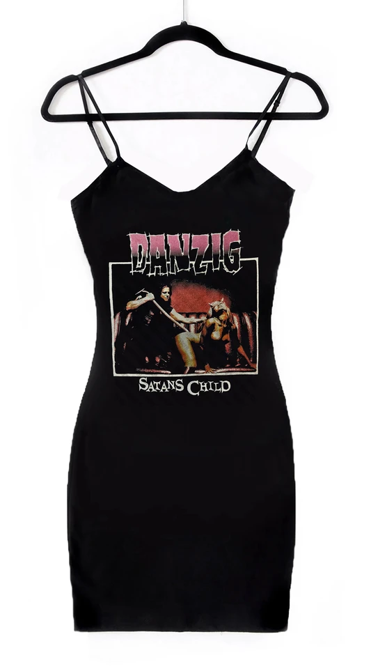 Čierne šaty gotické oblečenie harajuku krátke šaty rock grafický punk y2k oblečenie goth emo párty letné ženy midi žena