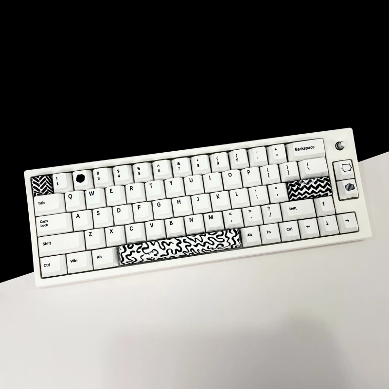 Čiernobiele témy Keycaps