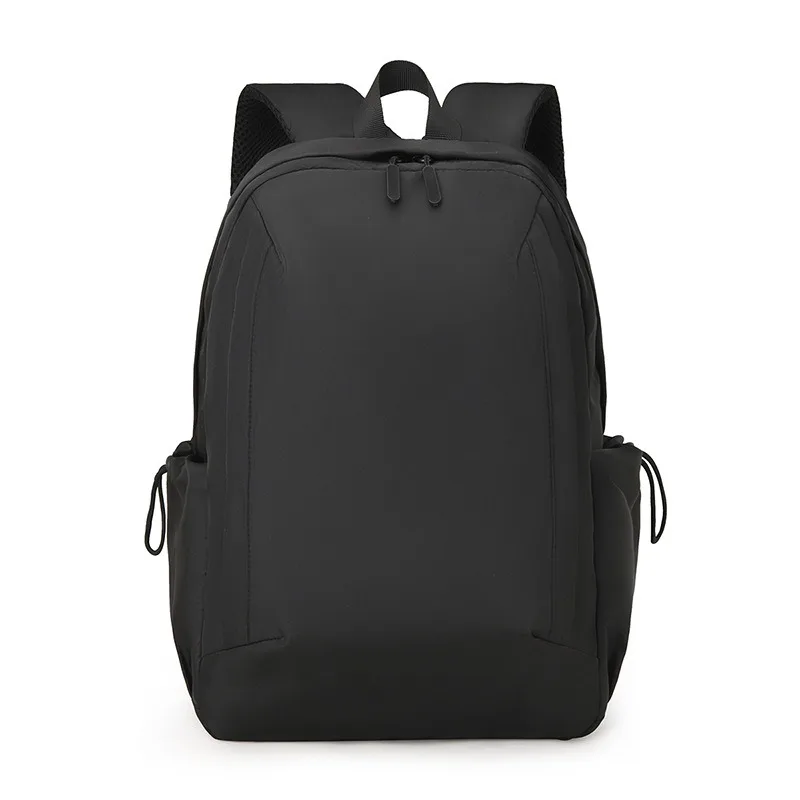 Čierny batoh pre mužov Ženy Urban Minimalist Daily Work Pracovná batoh nylon ľahký vodotesný vodotesný batohy na krátku vzdialenosť