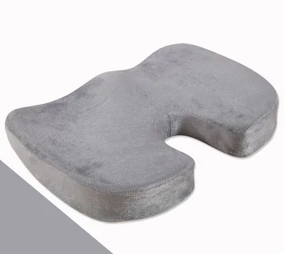 Čierny kokcyx ortopedické sedadlo vankúš na bedrovú podporu Comfort Penový penový vankúš