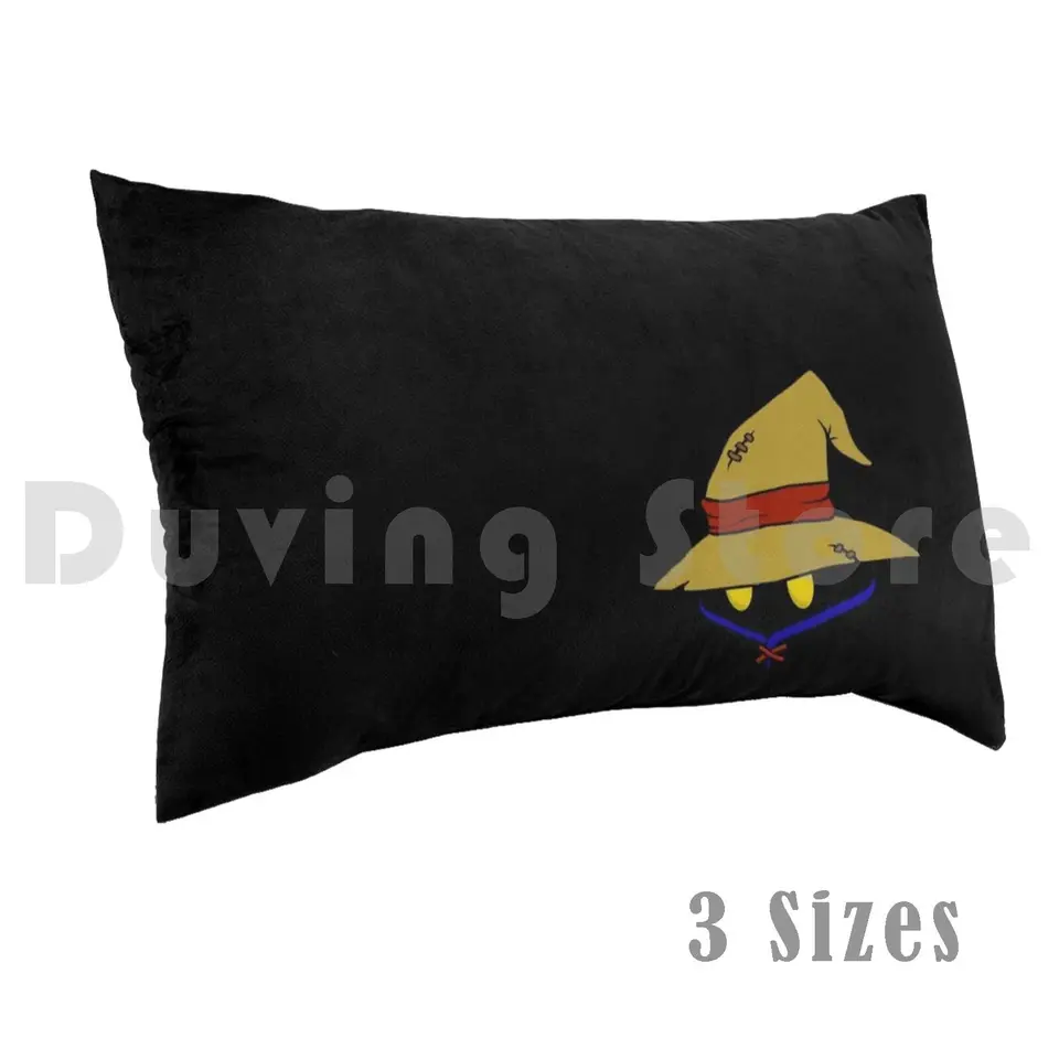 Čierny magepillow puzdro Black Mage Vivi Final Fantasy IX VII VIII III III IV V VI VI XI XII XIII 1 2 3
