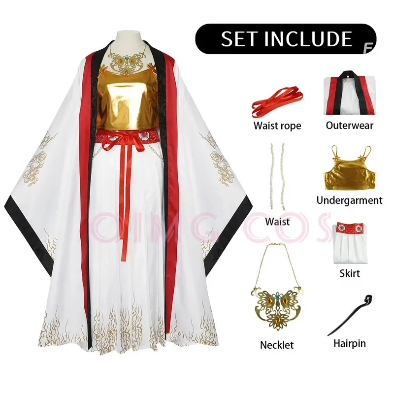 Čierny mýtus wukong princezná železná fanúšik cosplay kostým dospelých karnevalové uniforma anime halloweenské kostýmy Maskináde hry Ženy