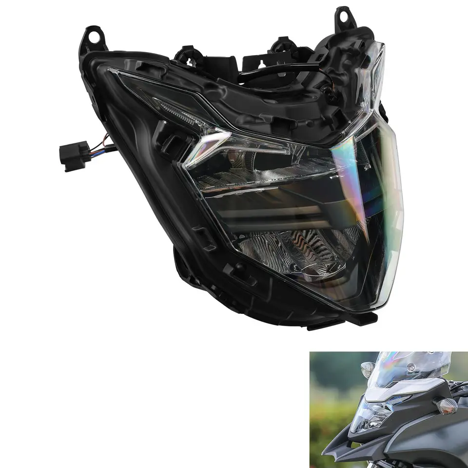 Čierny predný svetlomet pre Honda CB500X CB500XA 2016-2021 2020 2019 2018 2017 Motocyklové doplnky