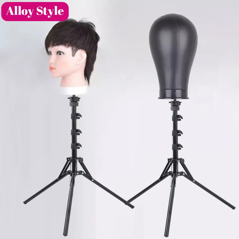 Čierny statív Formannequin Parochňa Parochňa Stand Nastaviteľný stojan na parochň