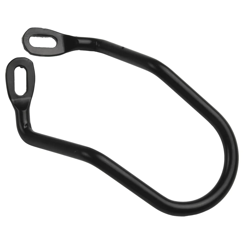 Čierny zadný prehadzovač chránič uhlíkovej oceľovej ocele Iron MTB 1PC Bicycle Chain Cover Double Wings Rám Rám 1*