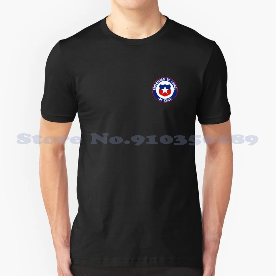 Čile Footbal Custom Funny Hot Sale Trhirt Čile futbal futbal federacion Alexis chílan