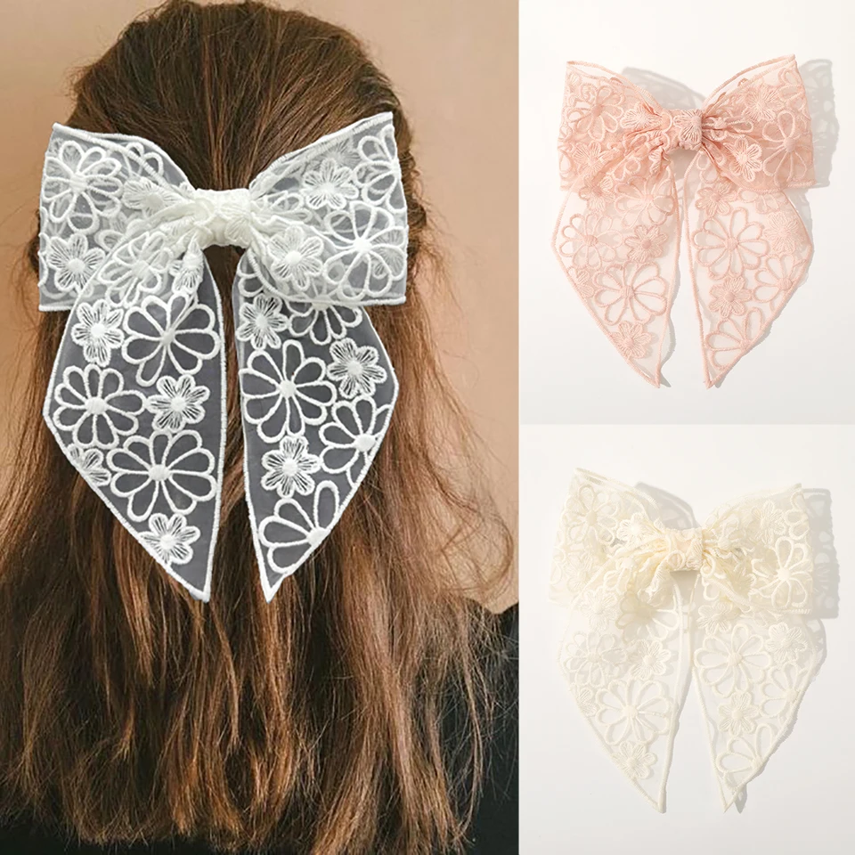 Čipka na pružnosť stuha vlásenka MASICKÁ BARRETKA BARRETTE ČERVENÉ VLASTNÉ KLIPY Ženy Dievča