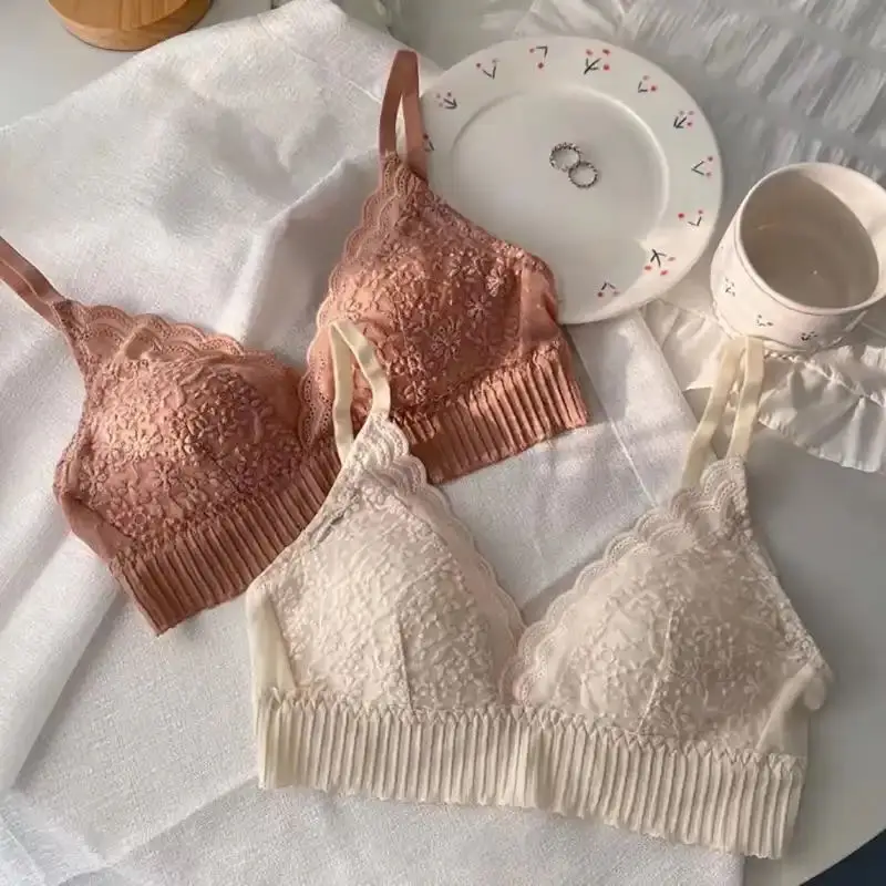 Čipky podprsenky pre ženy sexy ženské spodné prádlo bez bazénov Brassiere Priedušná bralette spodná bielizeň