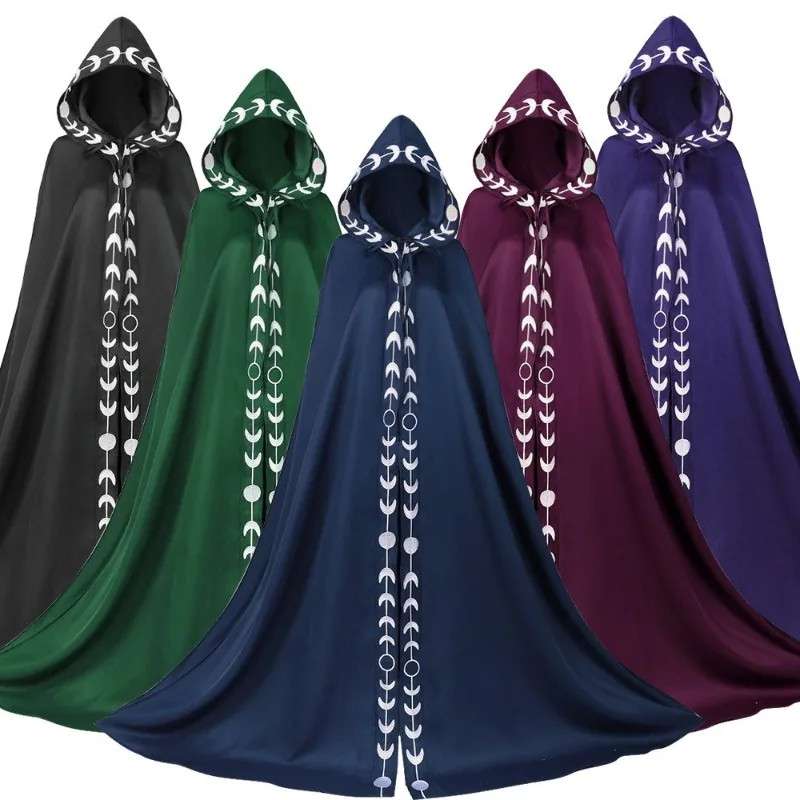 Čipky s kapucňou plášť plášťov šál Stredoveké renesančné halloween cos výkonný kostým Cosplay kostýmy Party Cape