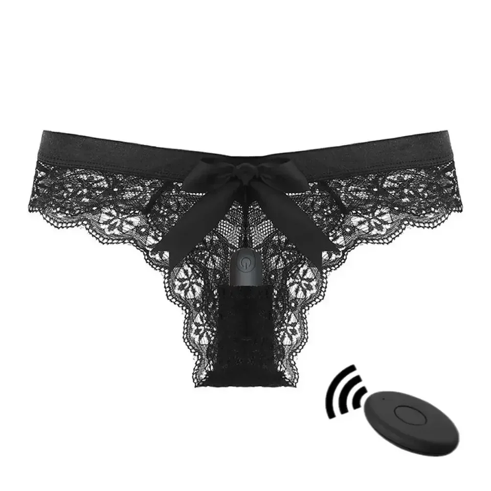 Čipky spodná bielizeň bezdrôtového diaľkového vibrátora masturbátorské silné sexuálne hračky pre nohavičky pre ženy stimulácie stimulácie klitorisu neviditeľné vibrátory