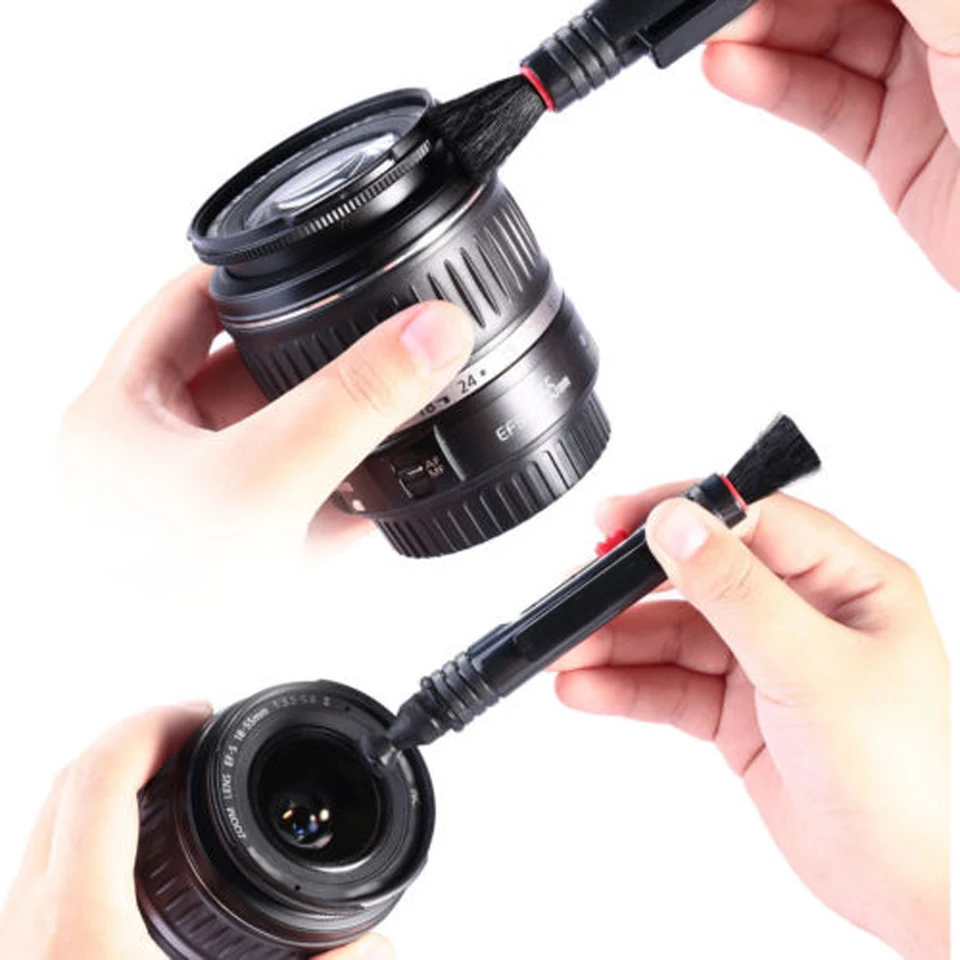 Čistiaca súprava na čistenie objektívu 7 v 1 šošovke Camera Camera Set Professional Air Blower tkanivo pero pre Canon Nikon Sony DSLR
