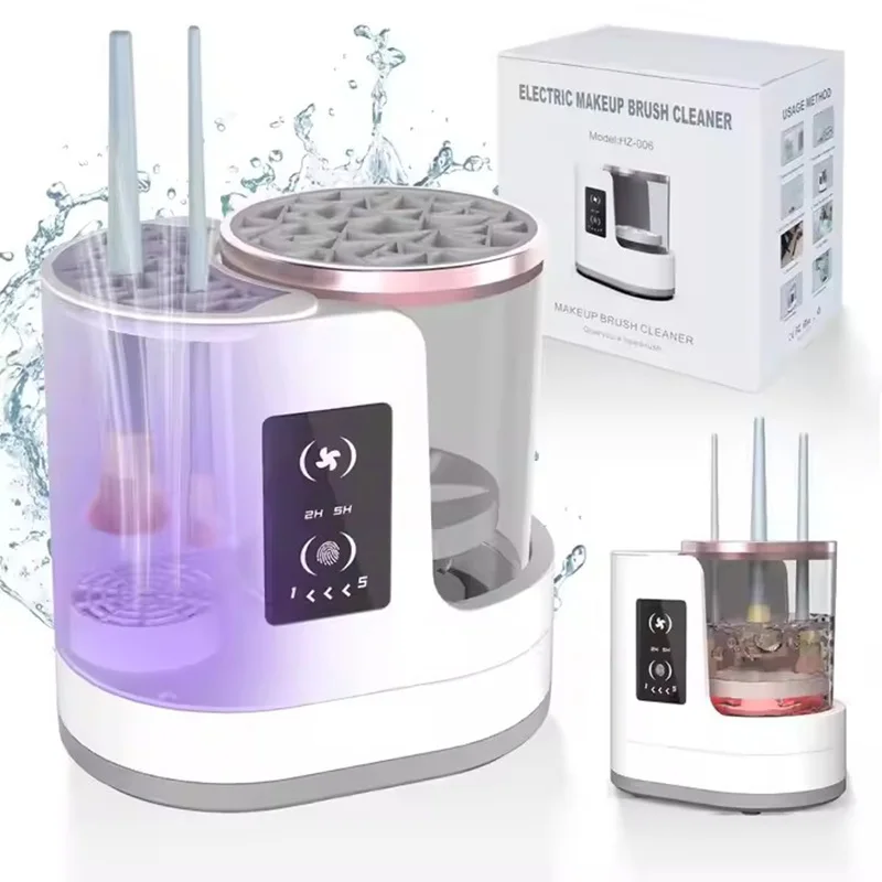 Čistič make -upu automatické kefy Čistiteľ teória elektrického svetla sterilizácia prenosný make -up kefový čistič rotačný