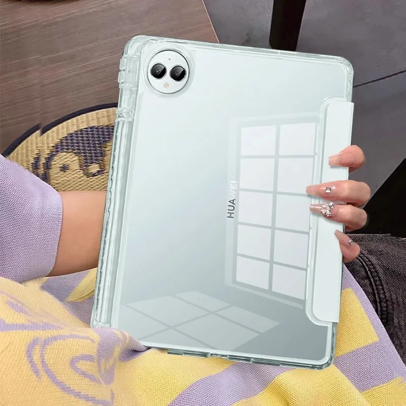 Čistá akrylová tableta pre puzdro pre Xiaomi Redmi Pad SE 8.7 4G SE 11 PAD 10,61 Xiaomi PAD 5 6 Pro 11inch s držiakom ceruzky s ceruzkou