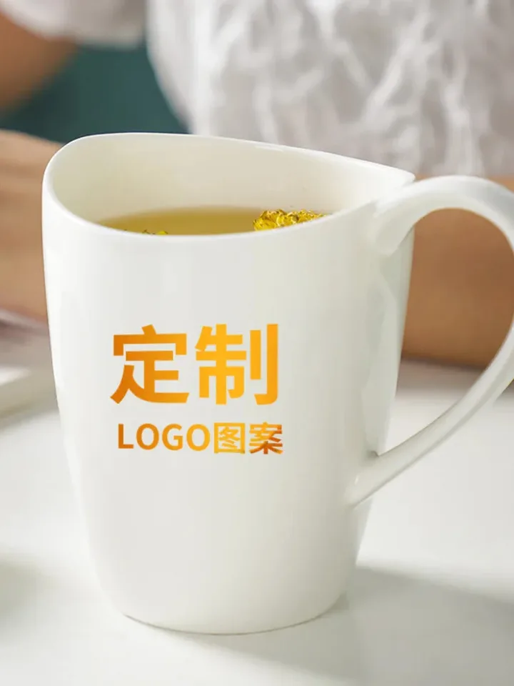 Čistá biela keramika v tvare kosti v tvare porcelánu kreatívny japonský domáci čaj Kaviar