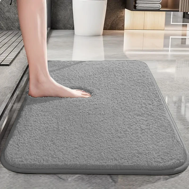 Čistá farba ultra mäkká kúpeľňa absorbentná noha Zhruba sprchová miestnosť proti šmykľavke