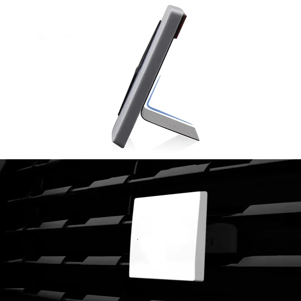 Čistá mriežka odznaku pre nálepku s nálepkou Volvo White Polestar Grill Sticker pre Volvo V90 S90 XC90 XC60 S60 V60 XC40 Volvo Grille Sticker