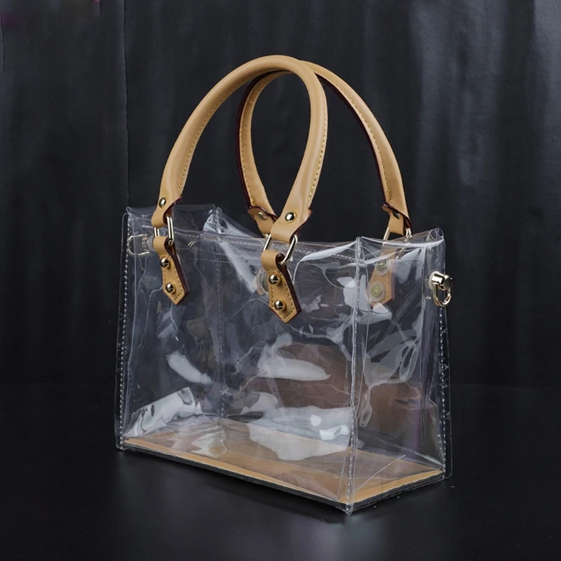 Čistá PVC kabelka DIY výroba súprav 40*16*34 cm ručne vyrobených darčekových tašiek remeselnícke príslušenstvo pre dodávky sviatkov k narodeninám