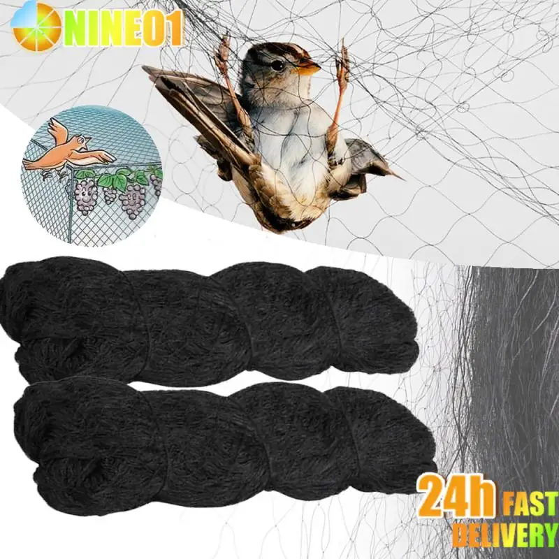 Čistá sieť 5x16/20/30 m extra anti vták sieť záhrada Záhrada Čierny nylonový ovocný strom Zelenina kvetinová záhrada