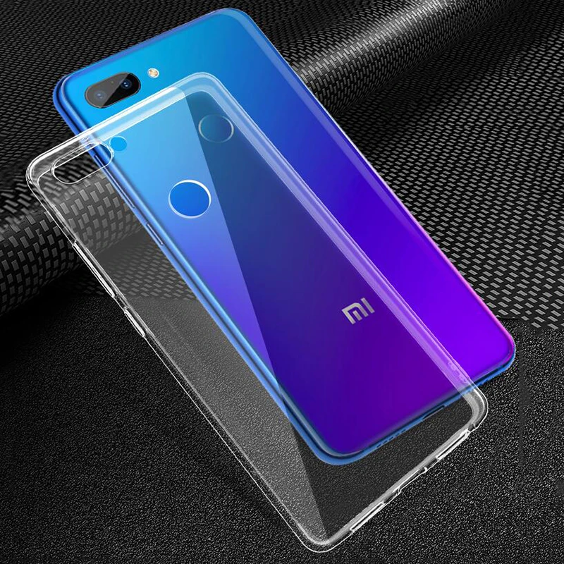 Čistý prípad pre Xiaomi mi 8 9 Lite Mi A1 A2 A3 Lite Redmi Note 5 6 6a 7a 7a 8a 8t 8. Pro Transparentný silikónový mäkký kryt silikónu