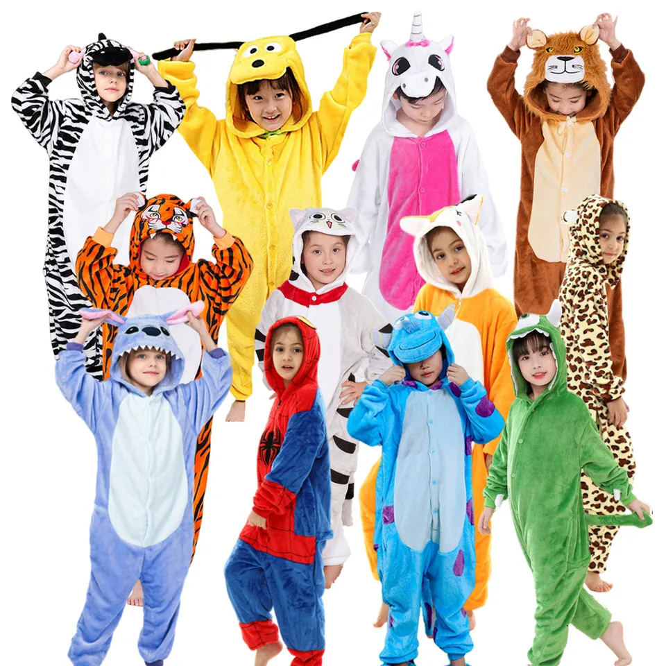 Čistý sklad Tiger Unicorn Dinosaurus Giraffee Cow Children Karika