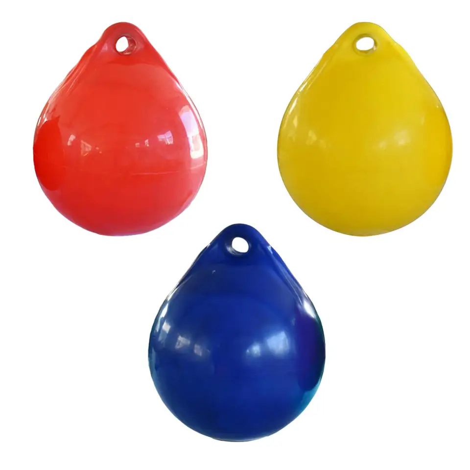 Člnná guľa Dock Bumper Boat Fenders Marine Cooring Buoy Round Cotkor Buo Docking UV Ochrana pre malé lodné pontónske jachta
