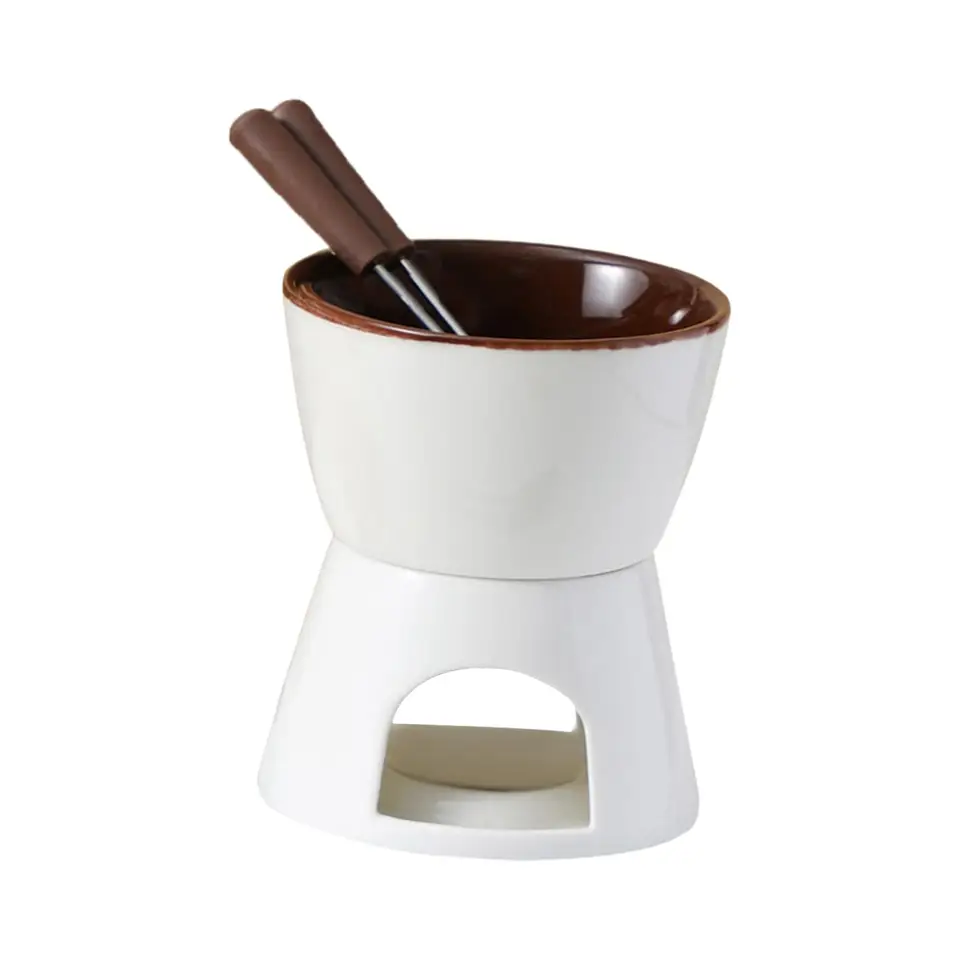 Čokoládový fondue hrniec tapas riadokware čokoládová kvetináčka večera narodeniny svadba