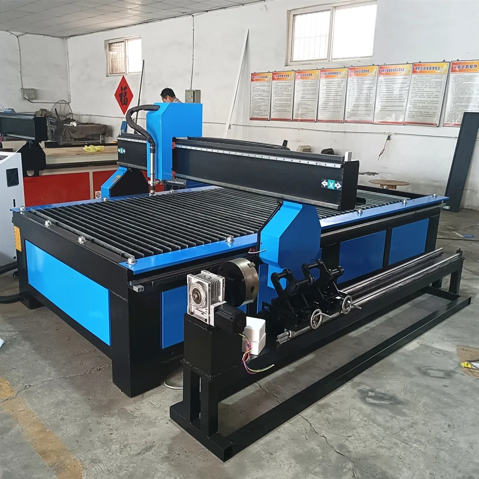 Čína 1530 2030 Small Business CNC plazmová rezačka 63a 100a 120a 200a plazmový rezací stroj na železný oceľový plech kov.