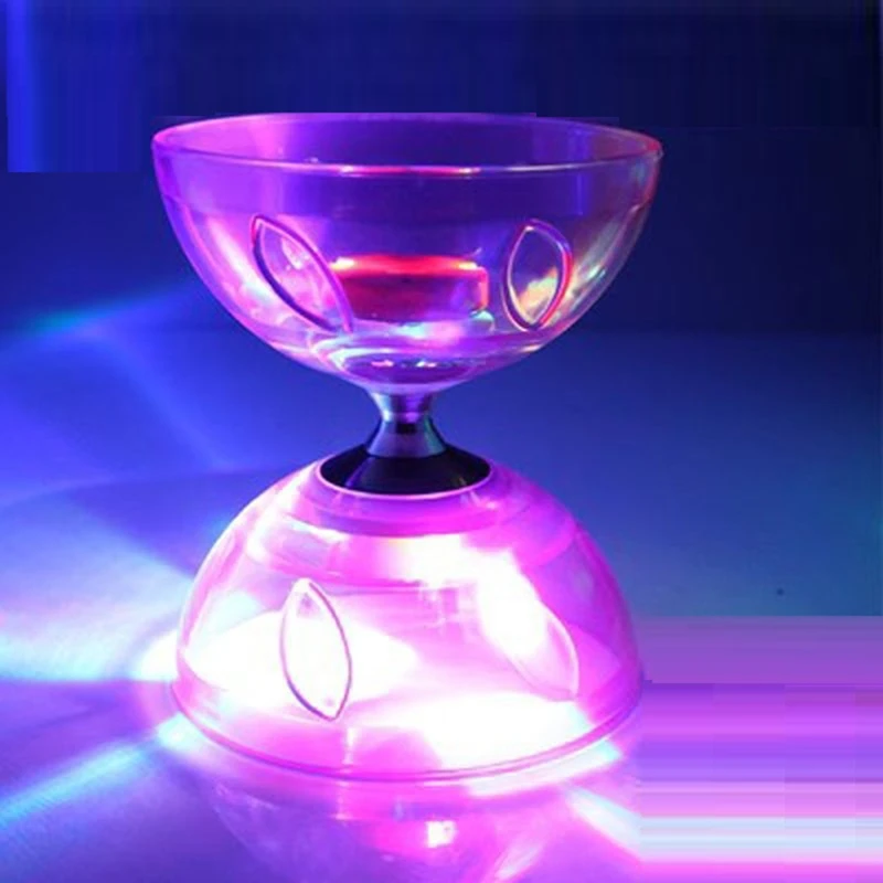 Čína Diabolo Suit Tri ložiská Čína diabolo hračky Luminous Diabolo deti vytiahli zvonček.