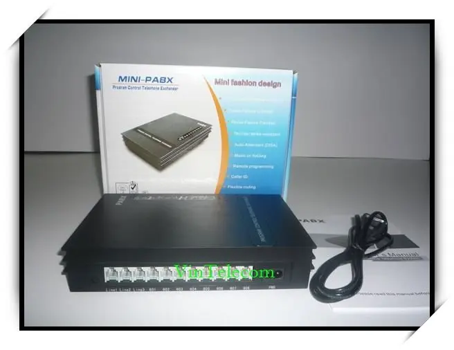 Čína PBX Factory VinteeCom SV108 s 1 -fixovanou linkou+8 Interná extra pre riešenie malých kancelárskych/SOHO/Family Telefónny systém